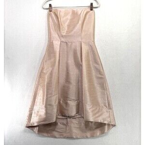 Alfred Sung Dress Women 4 Strapless or With Straps High Low Formal Pockets NWT